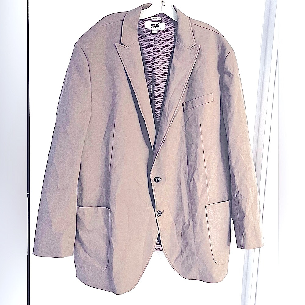 Joseph Abboud Khaki Cotton Men's Blazer Sport Coat
